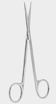 Ножиці МЕТЦЕНБАУМА-ФІНО (METZENBAUM fino), 14,5 см (cm), прямі (з вольфрам-карбідними вставками)